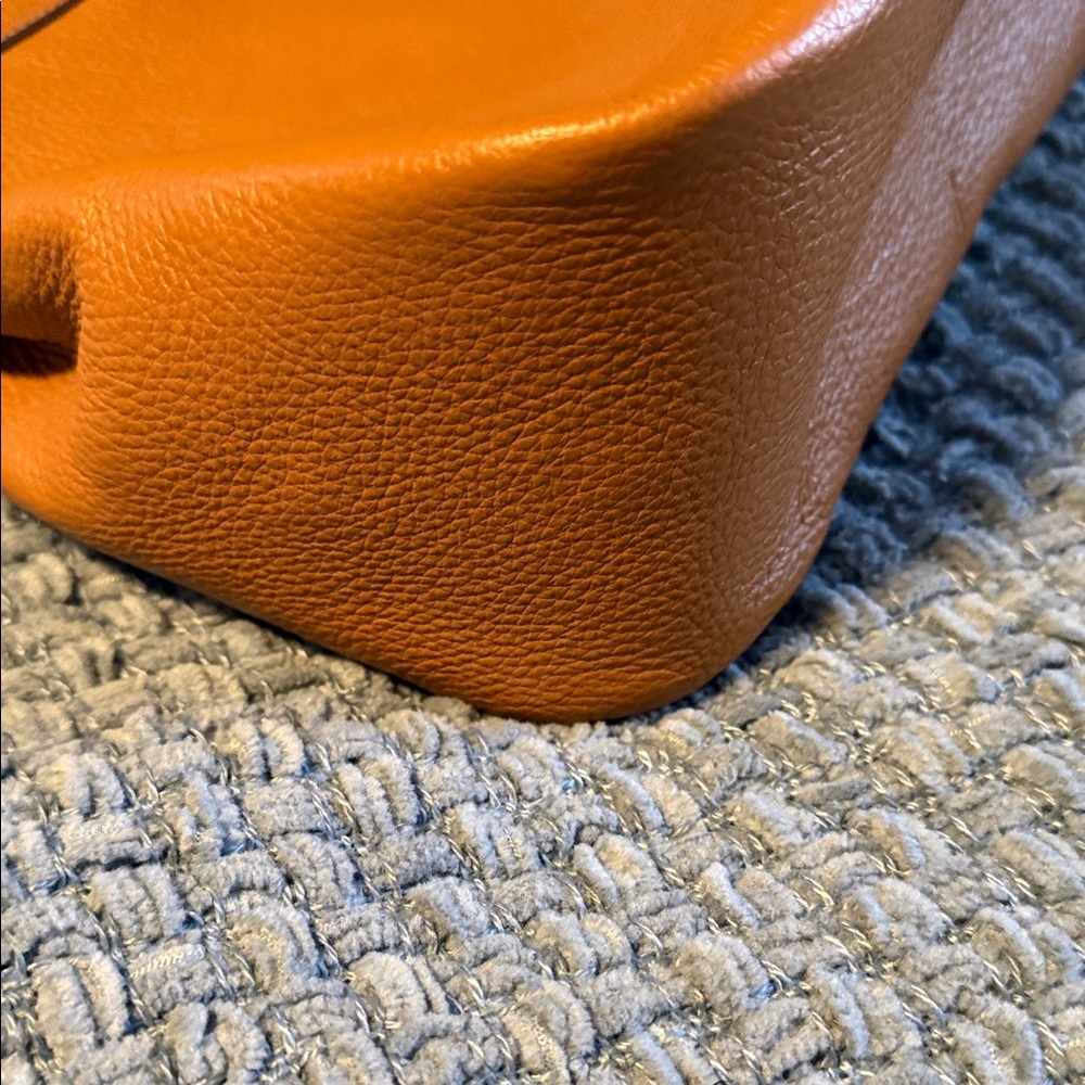 Coach Pebbled Leather Shoulder Bag in Tan - Picture 7 of 11
